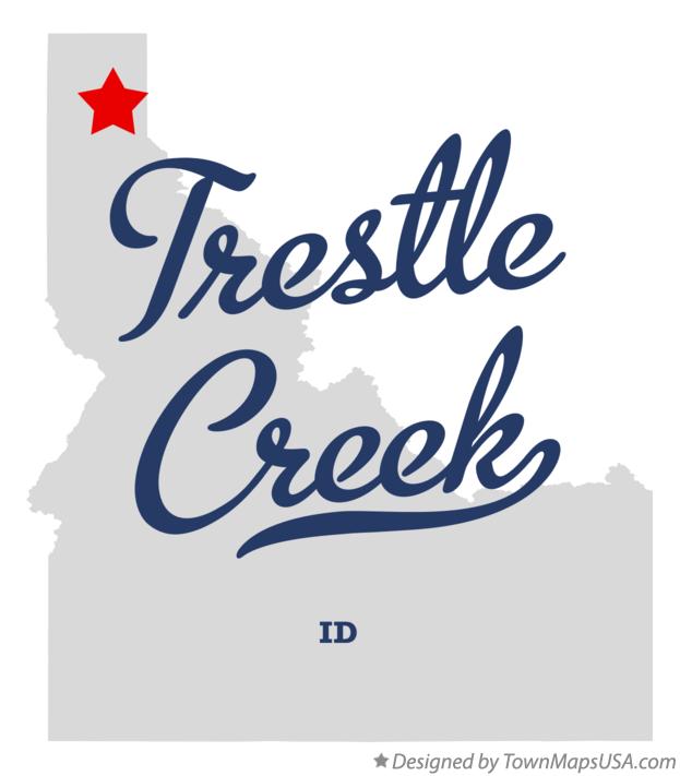 Map of Trestle Creek Idaho ID
