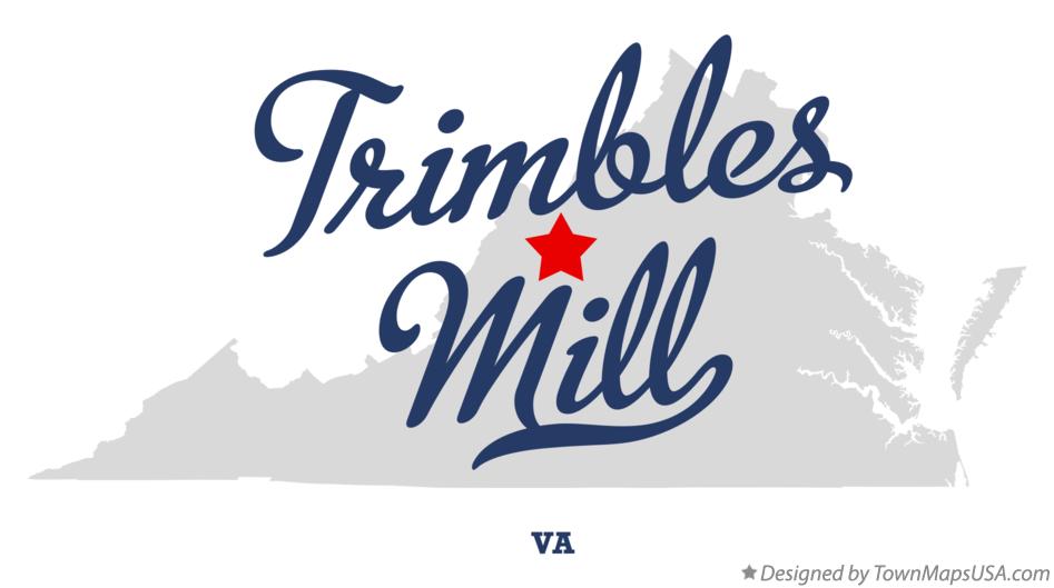 Map of Trimbles Mill Virginia VA
