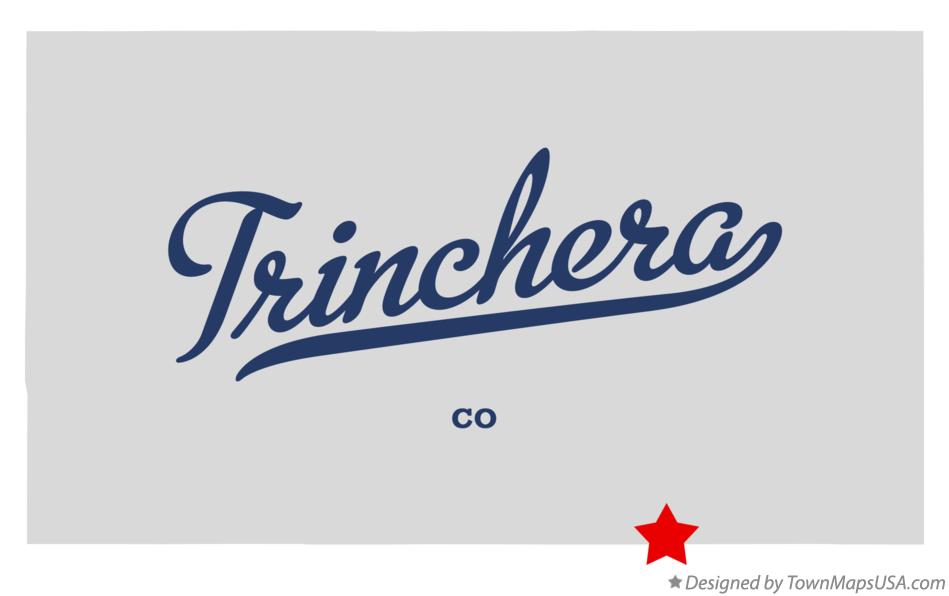 Map of Trinchera Colorado CO