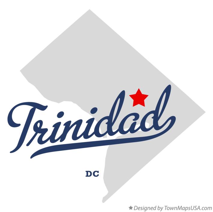 Map of Trinidad District Of Columbia DC