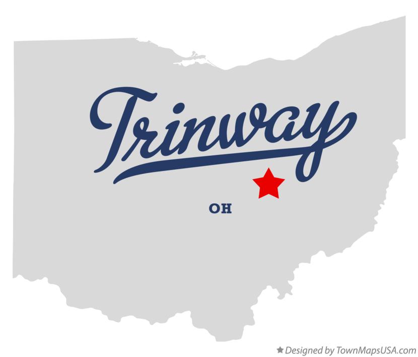 Map of Trinway Ohio OH
