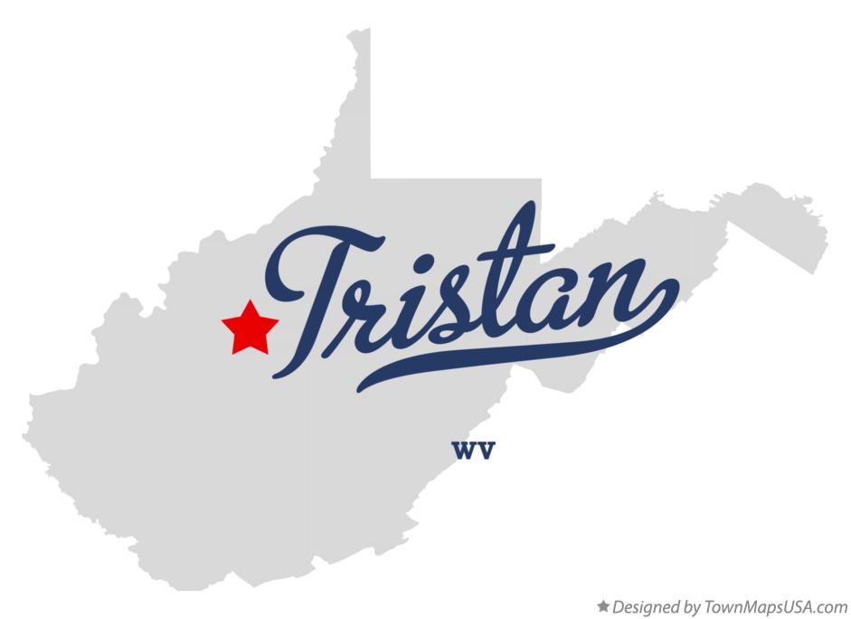 Map of Tristan West Virginia WV