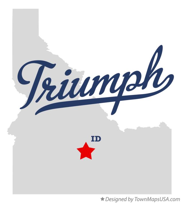 Map of Triumph Idaho ID