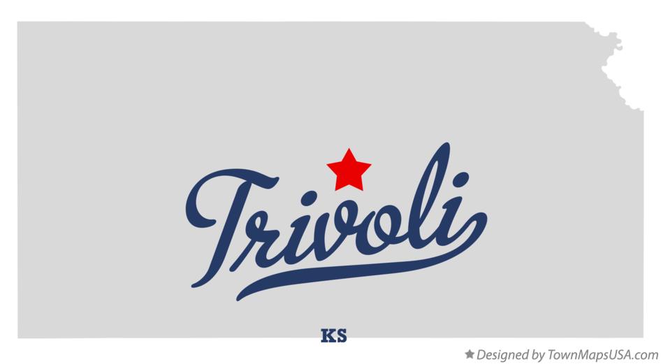 Map of Trivoli Kansas KS