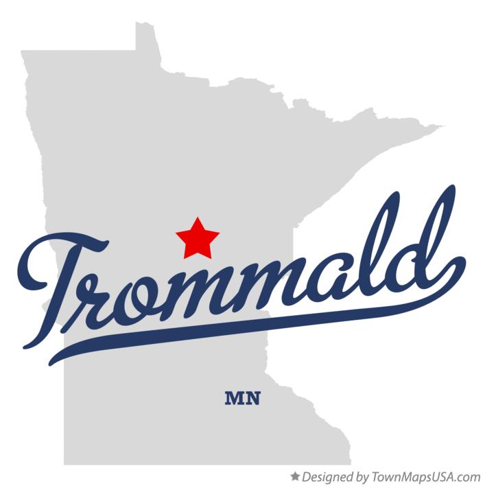 Map of Trommald Minnesota MN