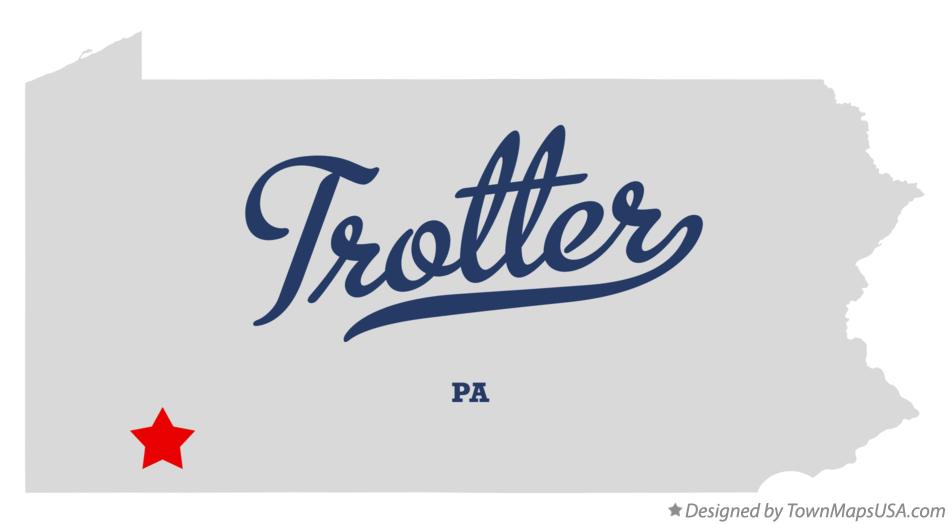 Map of Trotter Pennsylvania PA