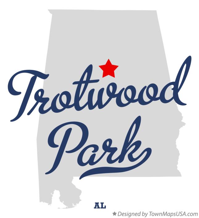 Map of Trotwood Park Alabama AL