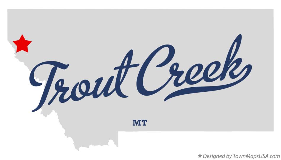 Map of Trout Creek Montana MT