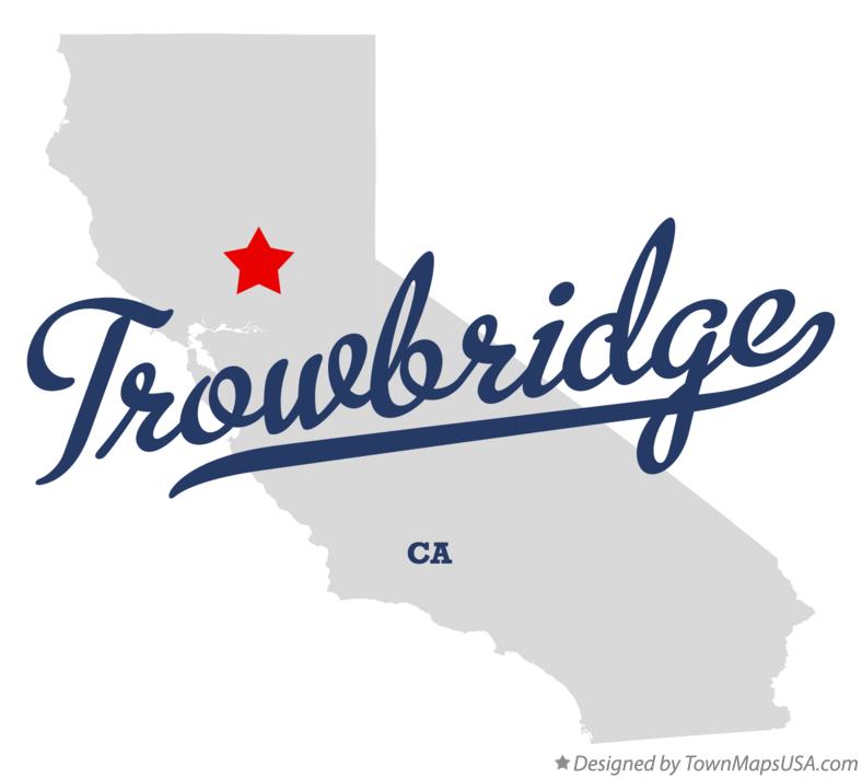 Map of Trowbridge California CA
