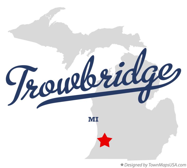 Map of Trowbridge Michigan MI