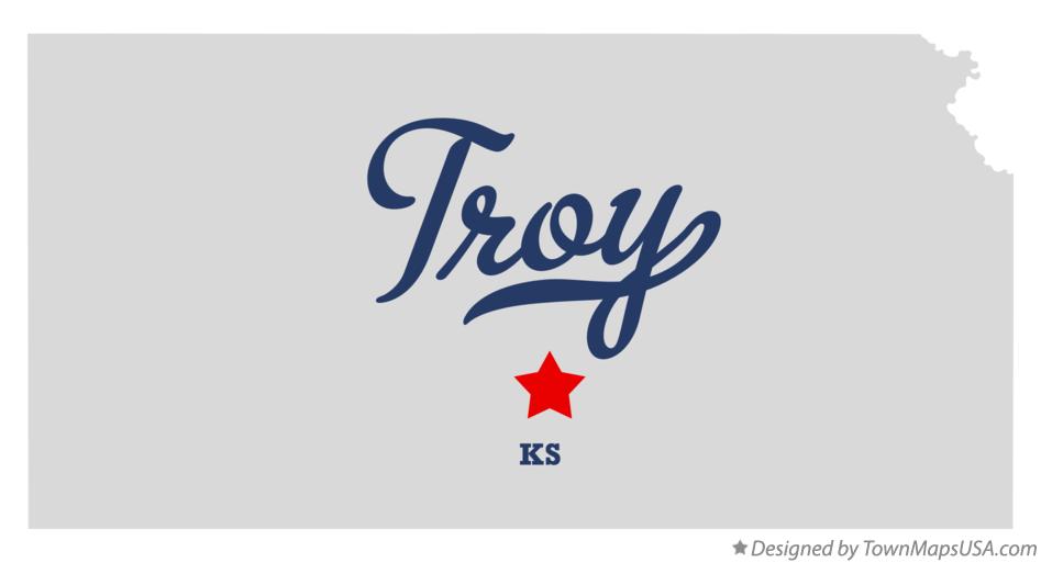 Map of Troy Kansas KS