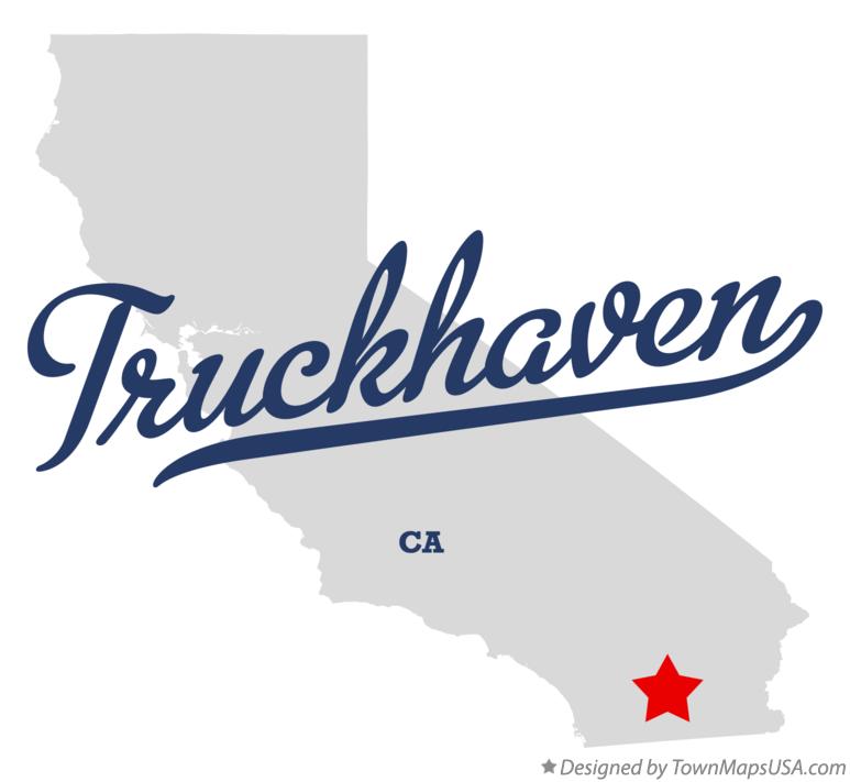Map of Truckhaven California CA