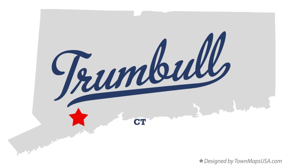 Map of Trumbull Connecticut CT