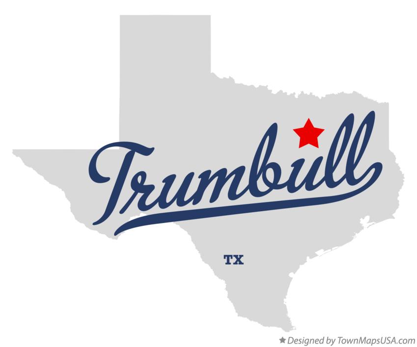 Map of Trumbull Texas TX