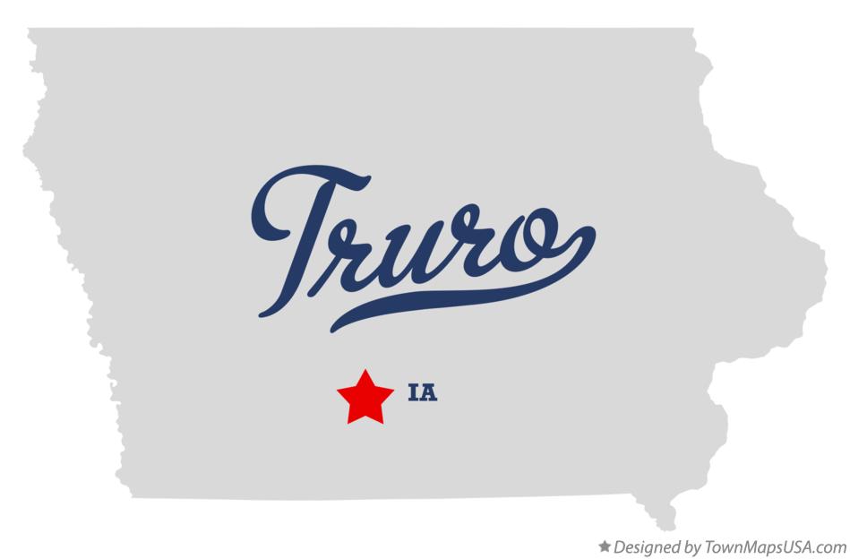 Map of Truro Iowa IA