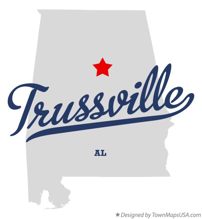 Map of Trussville Alabama AL