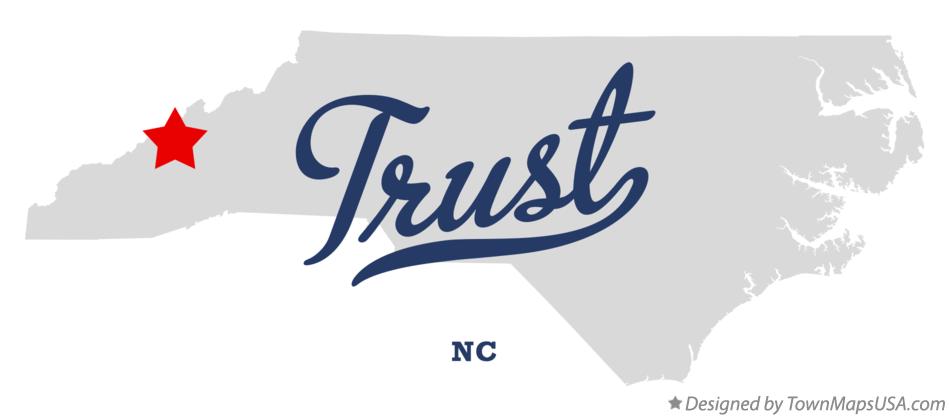 Map of Trust North Carolina NC