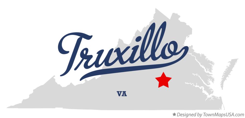 Map of Truxillo Virginia VA