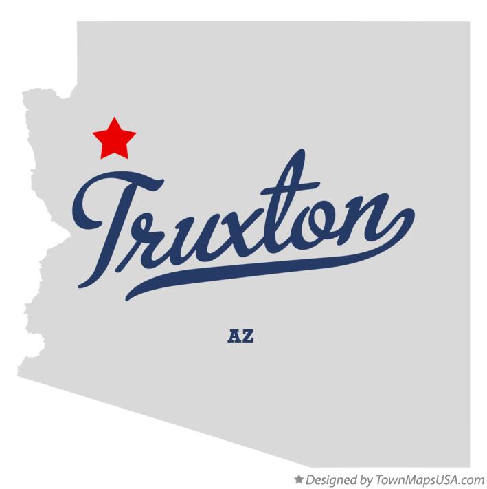 Map of Truxton Arizona AZ