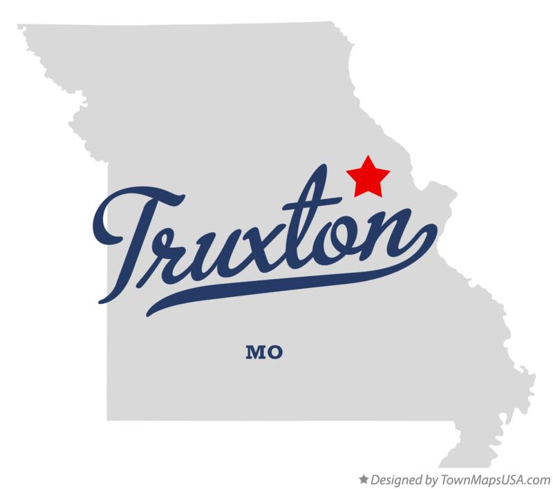 Map of Truxton Missouri MO