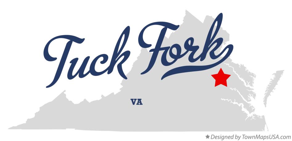 Map of Tuck Fork Virginia VA
