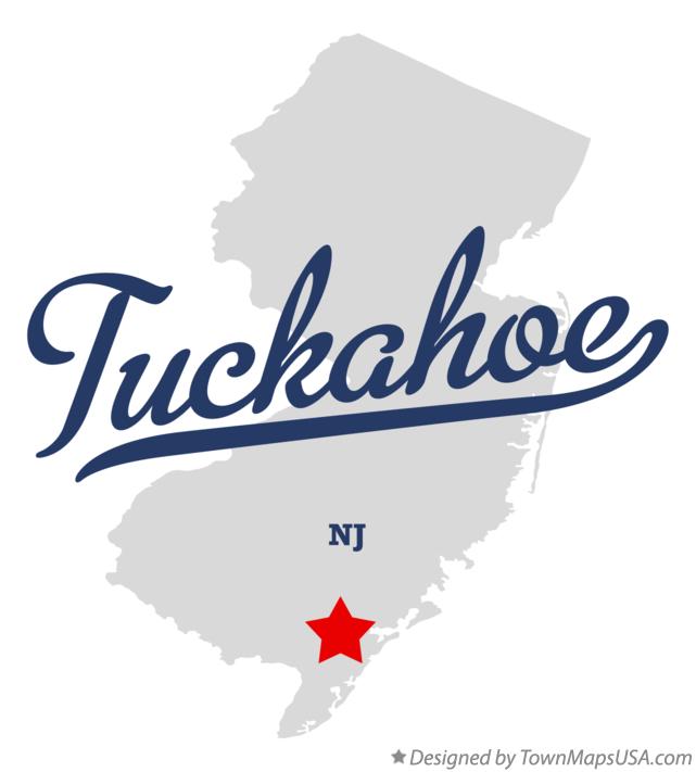Map of Tuckahoe New Jersey NJ