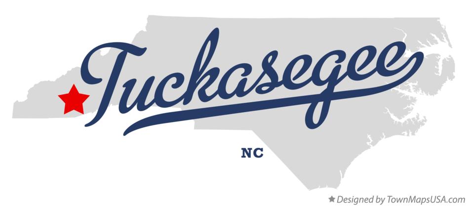 Map of Tuckasegee North Carolina NC