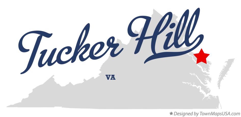 Map of Tucker Hill Virginia VA