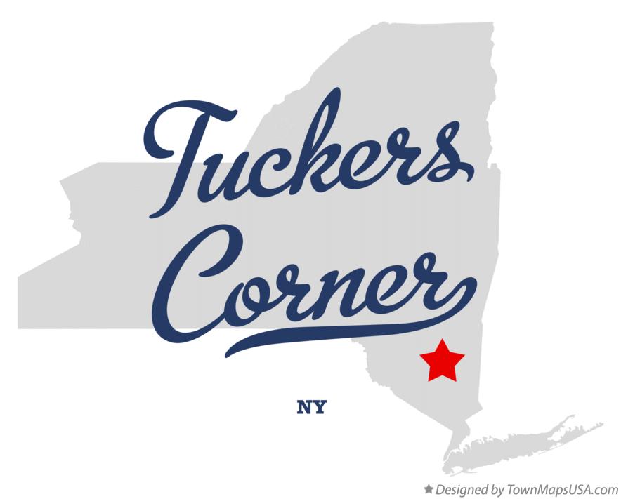 Map of Tuckers Corner New York NY