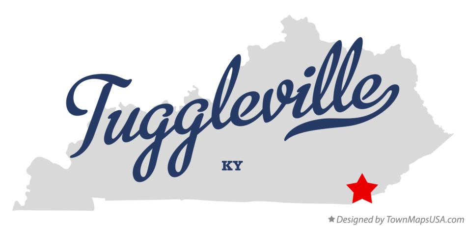 Map of Tuggleville Kentucky KY