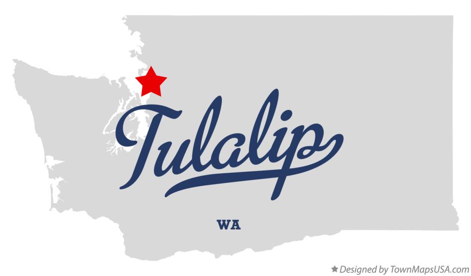 Map of Tulalip Washington WA