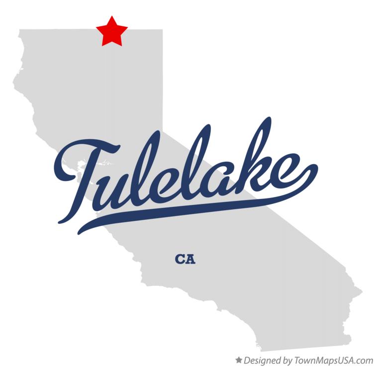 Map of Tulelake California CA