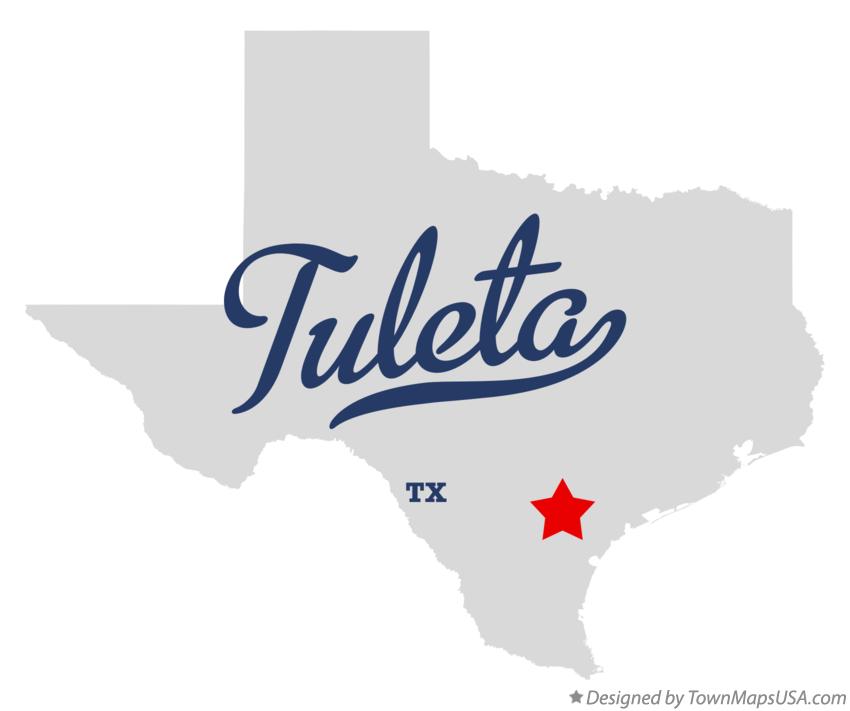 Map of Tuleta Texas TX