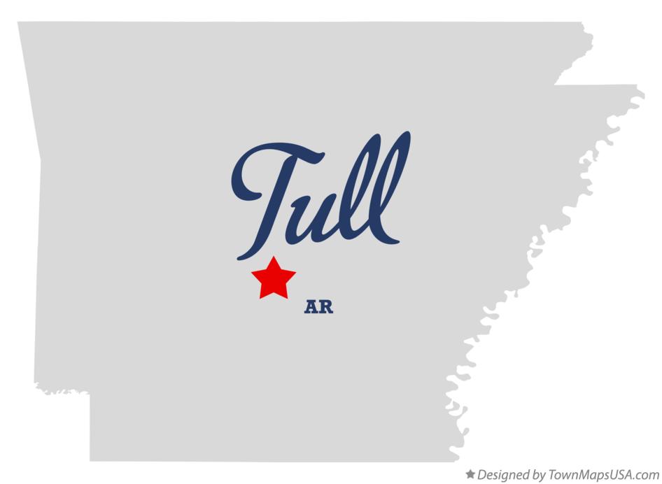 Map of Tull Arkansas AR