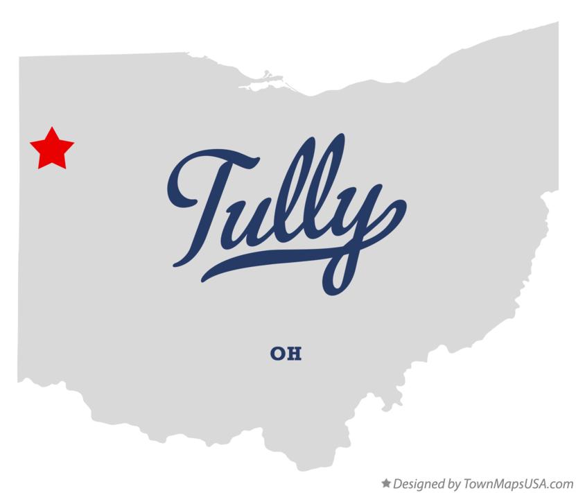Map of Tully Ohio OH