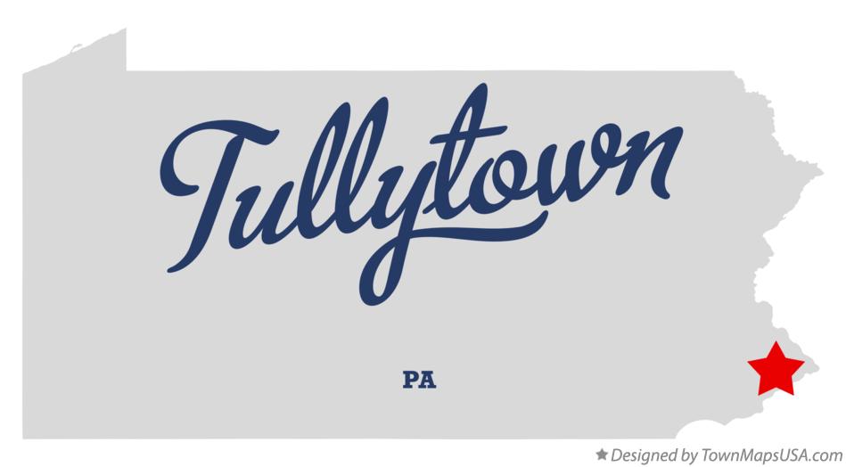 Map of Tullytown Pennsylvania PA