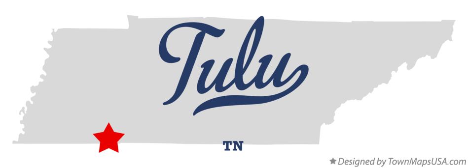 Map of Tulu Tennessee TN