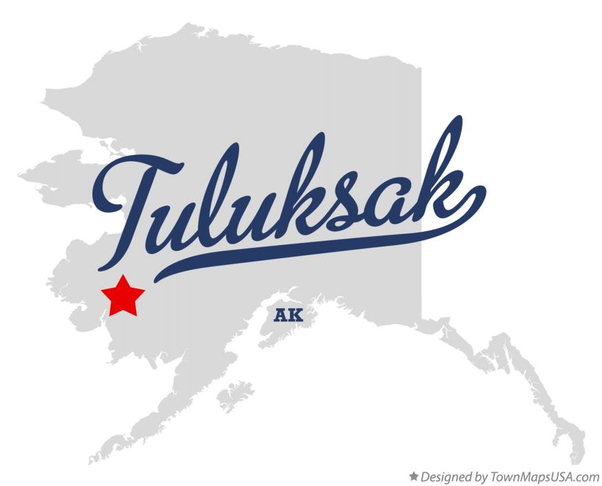 Map of Tuluksak Alaska AK