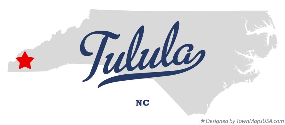 Map of Tulula North Carolina NC