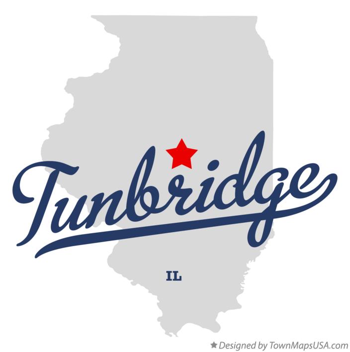 Map of Tunbridge Illinois IL