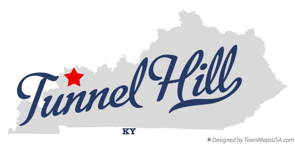 Map of Tunnel Hill Kentucky KY