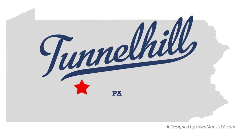 Map of Tunnelhill Pennsylvania PA