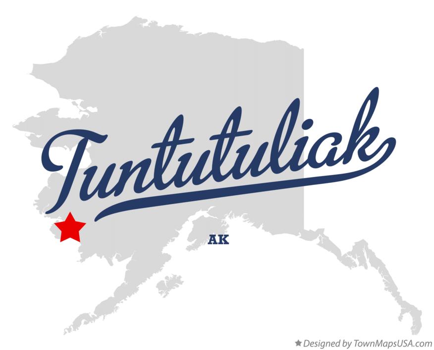 Map of Tuntutuliak Alaska AK