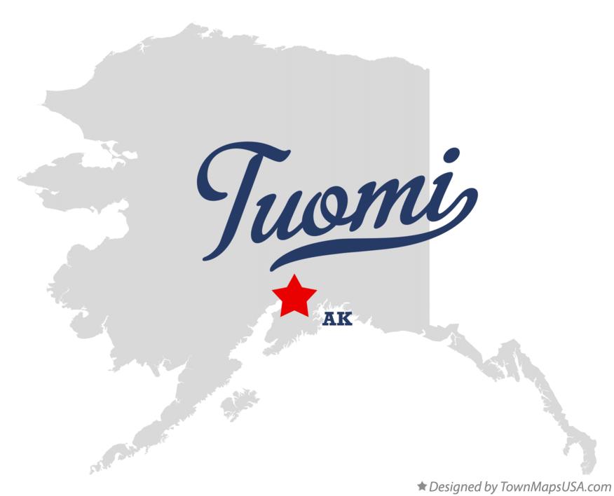 Map of Tuomi Alaska AK