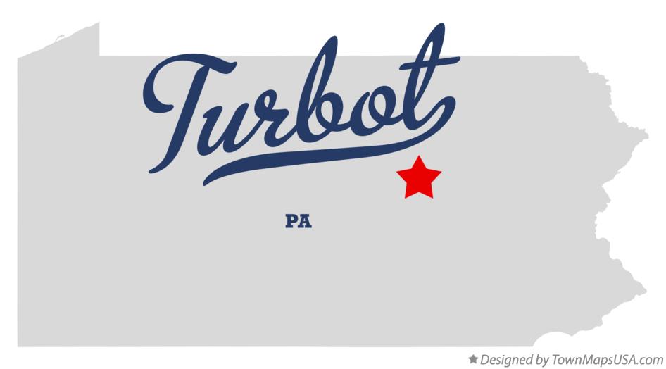 Map of Turbot Pennsylvania PA