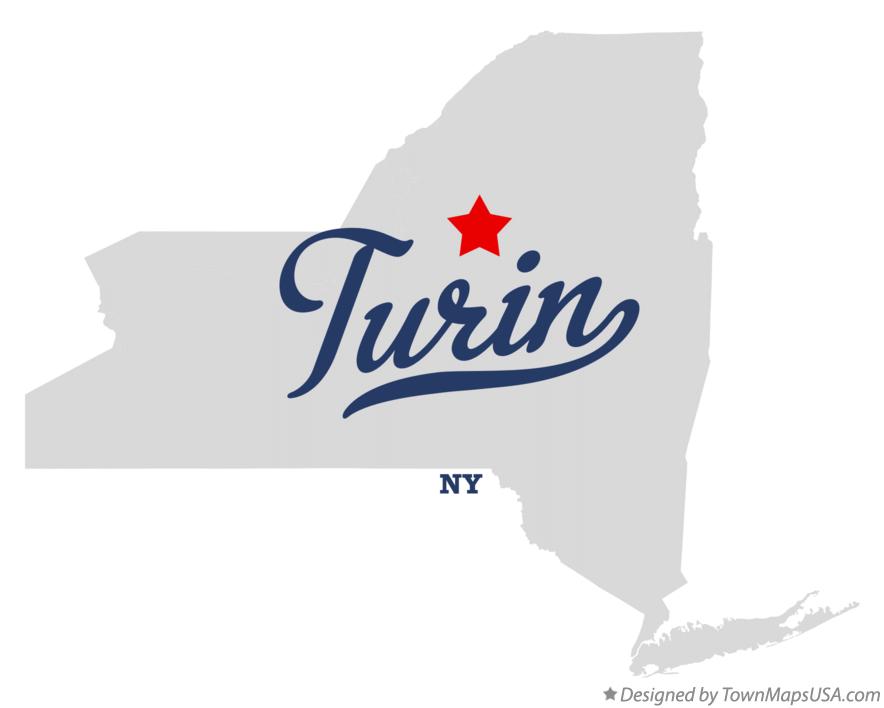 Map of Turin New York NY