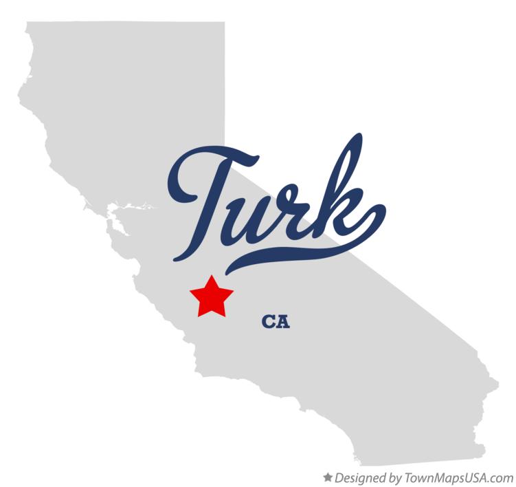 Map of Turk California CA