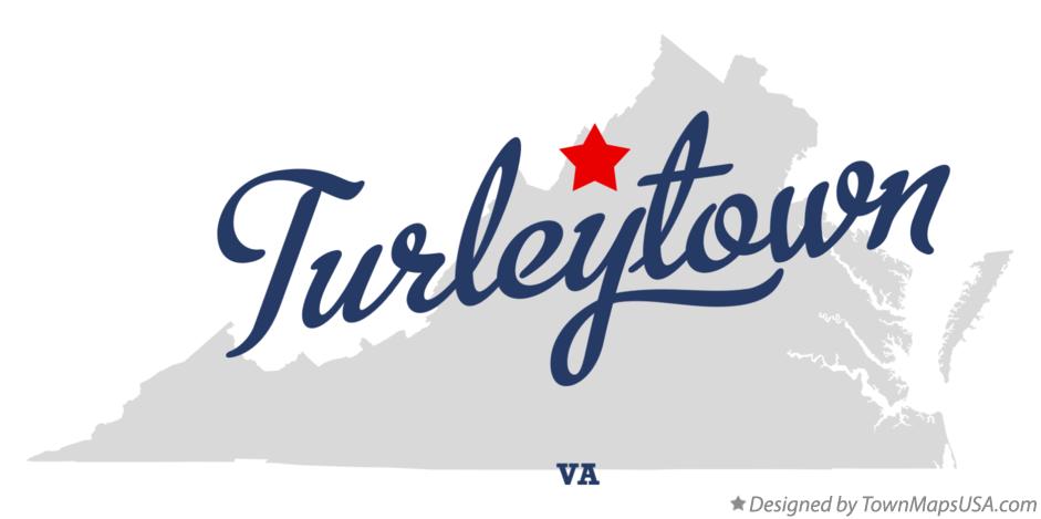 Map of Turleytown Virginia VA