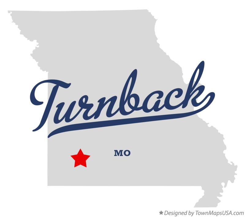 Map of Turnback Missouri MO