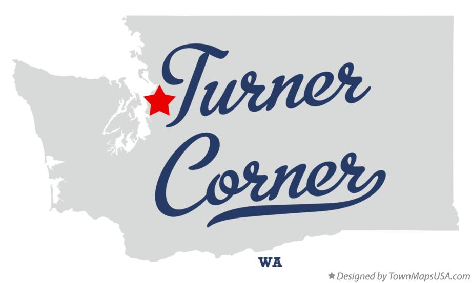 Map of Turner Corner Washington WA